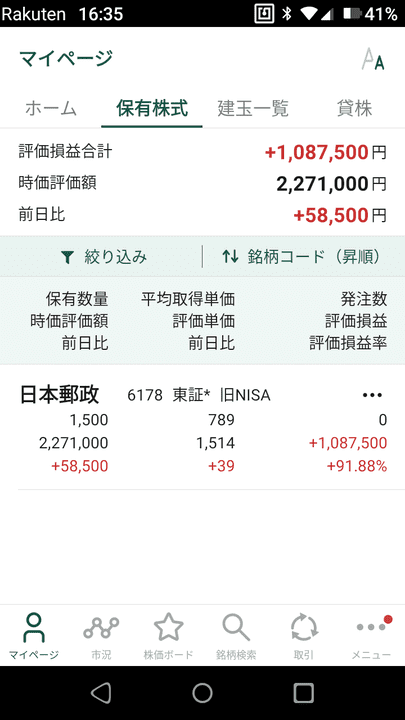 新潟市でNISAブログの損益